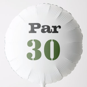 Golf 30th Birthday Par tee thirty party   Balloon