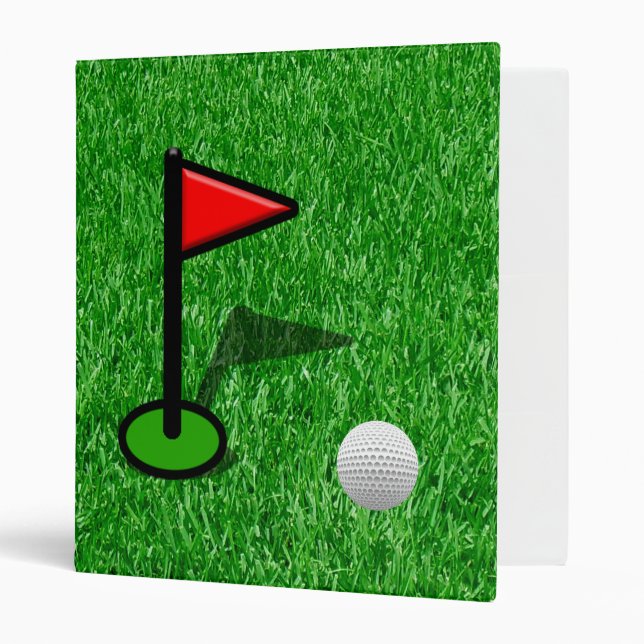 Golf 3 Ring Binder (Front/Inside)