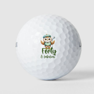 Golf  40th birthday party golfer birthday balls