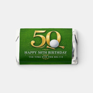 Golf 50th Birthday for golfer Hershey's Miniatures