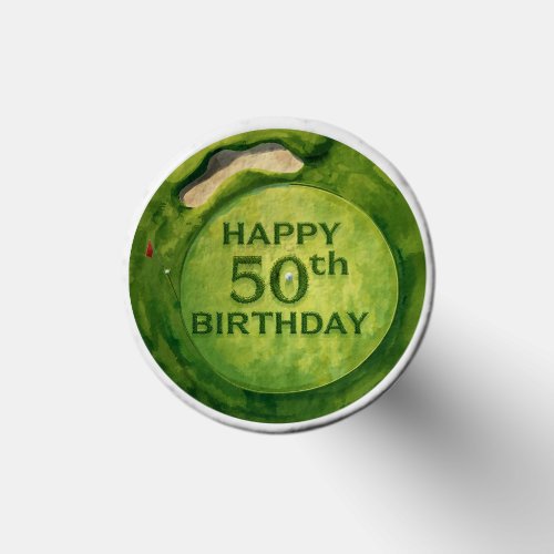 Golf 50th Birthday on golf course Tees