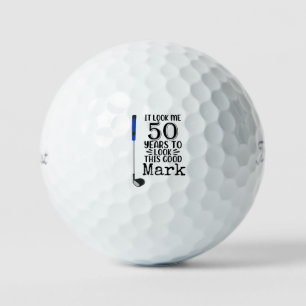 Golf 50th Birthday Par tee thirty party for golfer Balls
