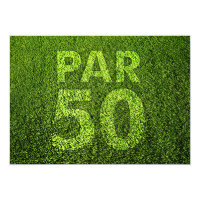 Golf 50th Birthday Party Invitation