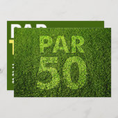 Golf 50th Birthday Party Invitation (Front/Back)