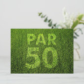 Golf 50th Birthday Party Invitation (Standing Front)