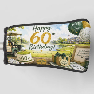 Golf 60th Birthday Head Cover