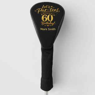 Golf 60th Birthday Head Cover