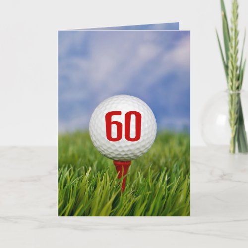 Golf 60th Birthday Party Invitation