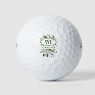 Golf 70th Birthday for golfer Balls