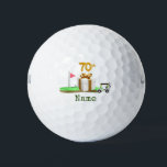 Golf 70th Birthday for golfer with golf flag Golf  Golf Balls<br><div class="desc">Golf 70th Birthday for golfer with golf flag
Gifts for Coach,  Instructor,  teacher,  friends,  mom,  dad,  girlfriend/boyfriend,  co-worker,  hostess,  neighbor,  him/her,  couples,  grandparents,  boss,  kids,  best friend,  family,  in-laws,  squad,  team, </div>