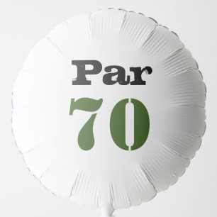 Golf 70th Birthday Par tee thirty party   Balloon