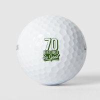 Golf 70th Birthday to golfer never looked so good Golf Balls