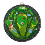 Golf 9-Hole Water Hazard Dartboard