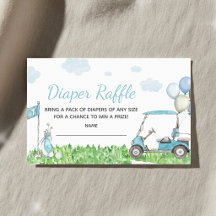 Golf A Little Putter Baby Shower Diaper Raffle