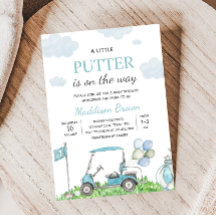 Golf A Little Putter Baby Shower