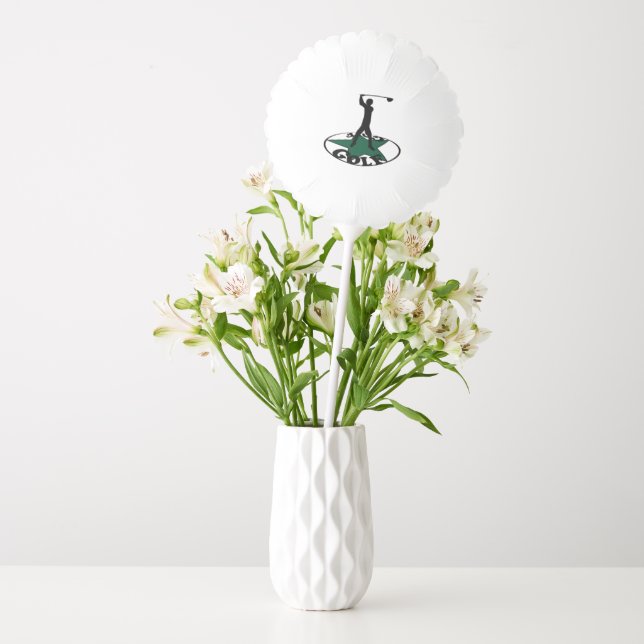 Golf - a wonderful game  balloon (Vase)