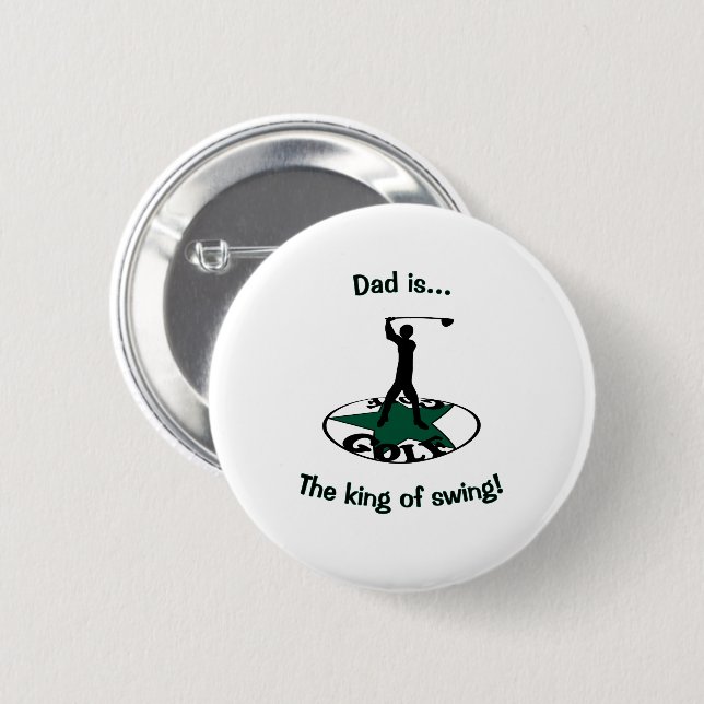 Golf - a wonderful game   button (Front & Back)