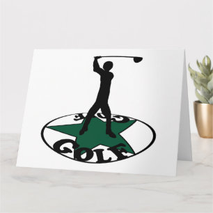 Golf - a wonderful game  card