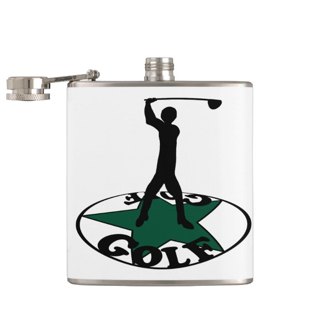 Golf - a wonderful game   flask (Opened)