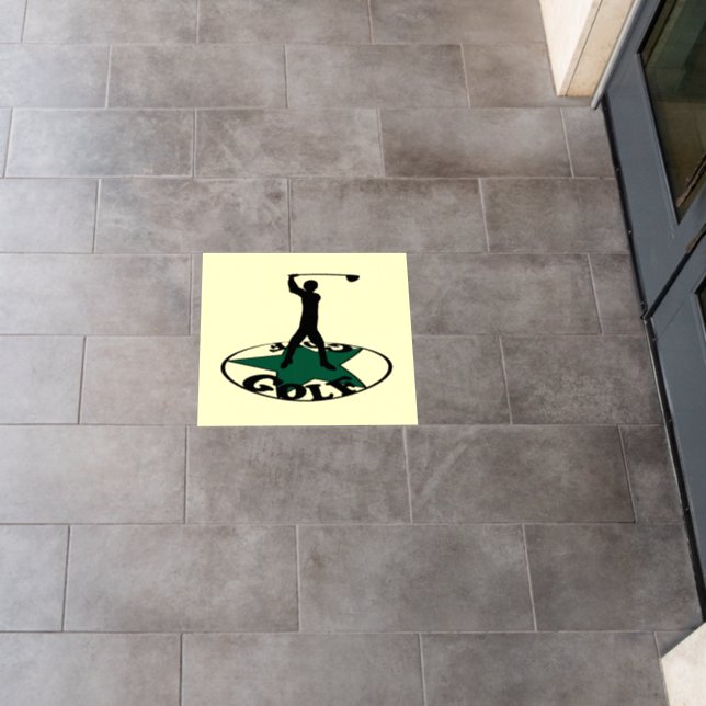 Golf - a wonderful game   floor decals (Restaurant)
