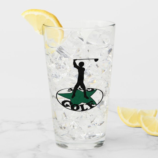 Golf - a wonderful game   glass (Front Ice)
