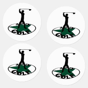 Golf - a wonderful game labels