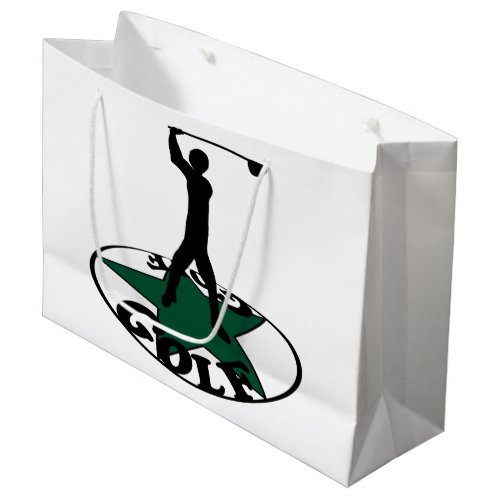 Golf _ a wonderful game  large gift bag