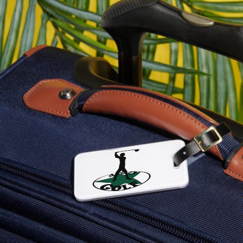 Golf _ a wonderful game   luggage tag