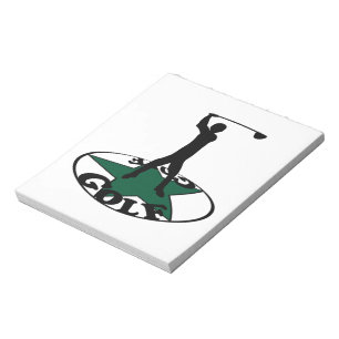 Golf - a wonderful game notepad