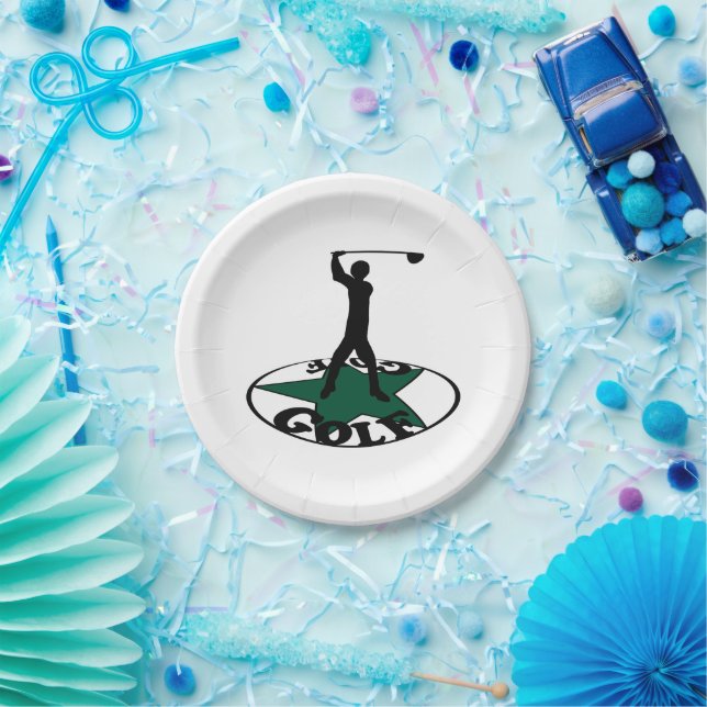 Golf - a wonderful game  paper plates (Party)