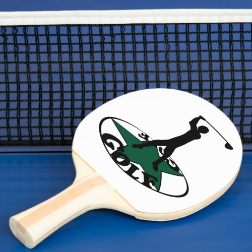 Golf _ a wonderful game  ping pong paddle