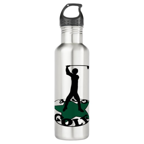 Golf _ a wonderful game   stainless steel water bottle