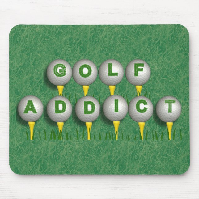 Golf Addict Mouse Pad (Front)