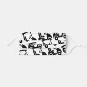 Golf Adult Cloth Face Mask (Front, Folded)