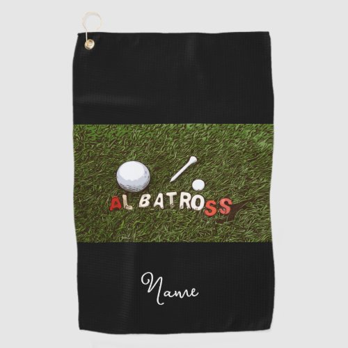 Golf albatross funny gifts for golfer golf towel