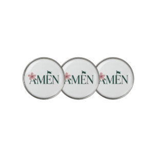 Golf Amen Pink Golf Tournament Birthday Party Girl Ball Marker