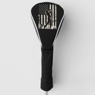 Golf American Flag Gifts Birthday Father's Day  Head Cover