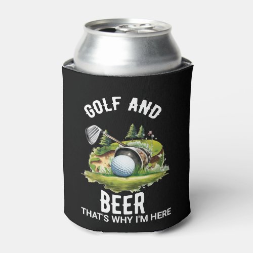 Golf and Beer Can Cooler