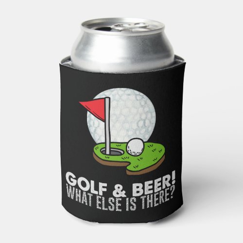 Golf and Beer Can Cooler