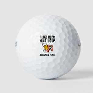 Golf and Beer Golf Balls