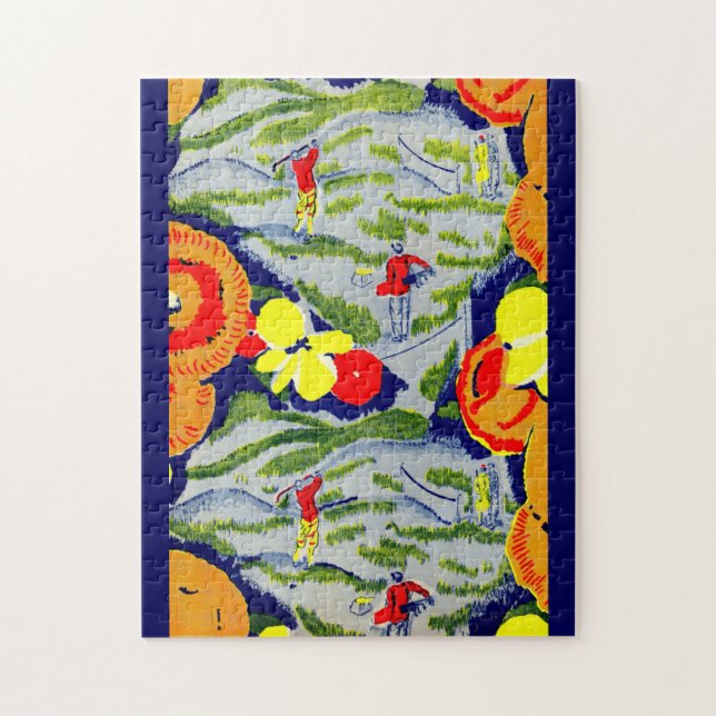 golf and flowers jigsaw puzzle (Vertical)
