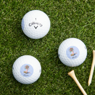 Golf and Gardening Personalized Ladies Golf Balls
