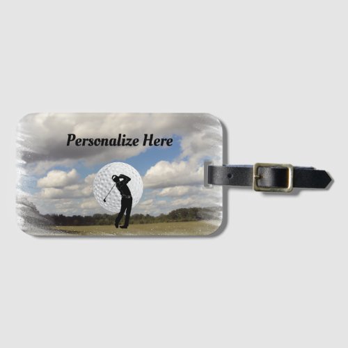 Golf And Golfers Fun  Luggage Tag