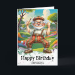 *~* Golf AP94 Senior Funny Humor Man Birthday Card<br><div class="desc">(Search code AP914to find similar items ) Easily Transfer to other Zazzle Products. Funny Golf Birthday Card – PERSONALIZE CUSTOMIZE NAME and all text. INSIDE MESSAGE - Edit or Delete "May your birthday be full of birdies, beers, and the kind of lies only told on a scorecard." Give him a...</div>