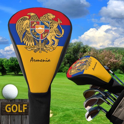 Golf Armenia  Armenian Flag  Golf Clubs Covers