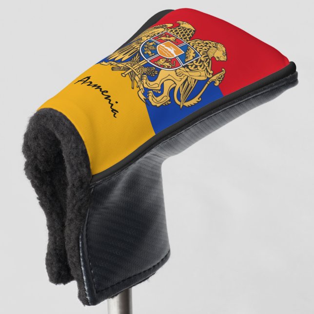 Golf Armenia & Armenian Flag / Golf Clubs Covers (3/4 Front)