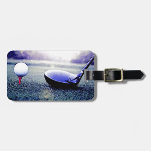 Golf Artwork Luggage Tag