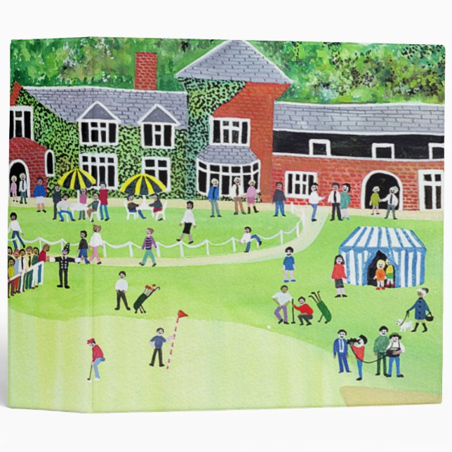 Golf at the Belfry 3 Ring Binder (Front/Spine)