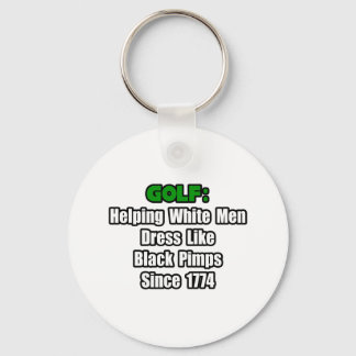 Golf Attire Humor Keychain