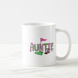 Golf Auntie Nk Hole In One Golf 1st Birthday Girl Coffee Mug